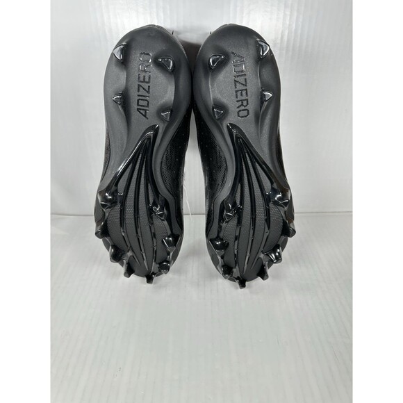 Size 9.5 adidas ADIZERO Chaos Football Cleats Athletic Mens Black ID9103 NEW